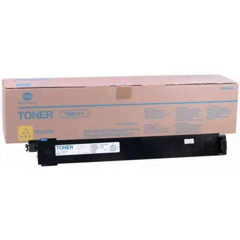 Toner Minolta TN214Y / A0D7254 Yellow do kopiarek Minolta (Oryginalny) [18.5k]